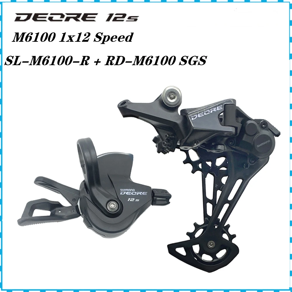 

Shimano DEORE M6100 12S Groupset SL M6100 SHIFT LEVER RD M6100 SGS REAR DERAILLEUR 12 Speed 12V SHIFTER SWTICH Basic M7100 M8100