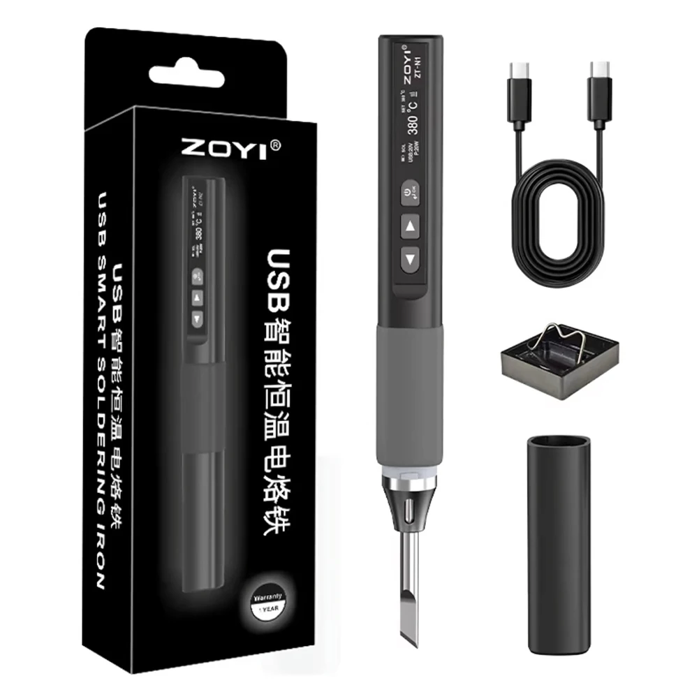 ZOYI ZT-N1 умный паяльник 96 Вт электрик портативная сварочная ручка с постоянной