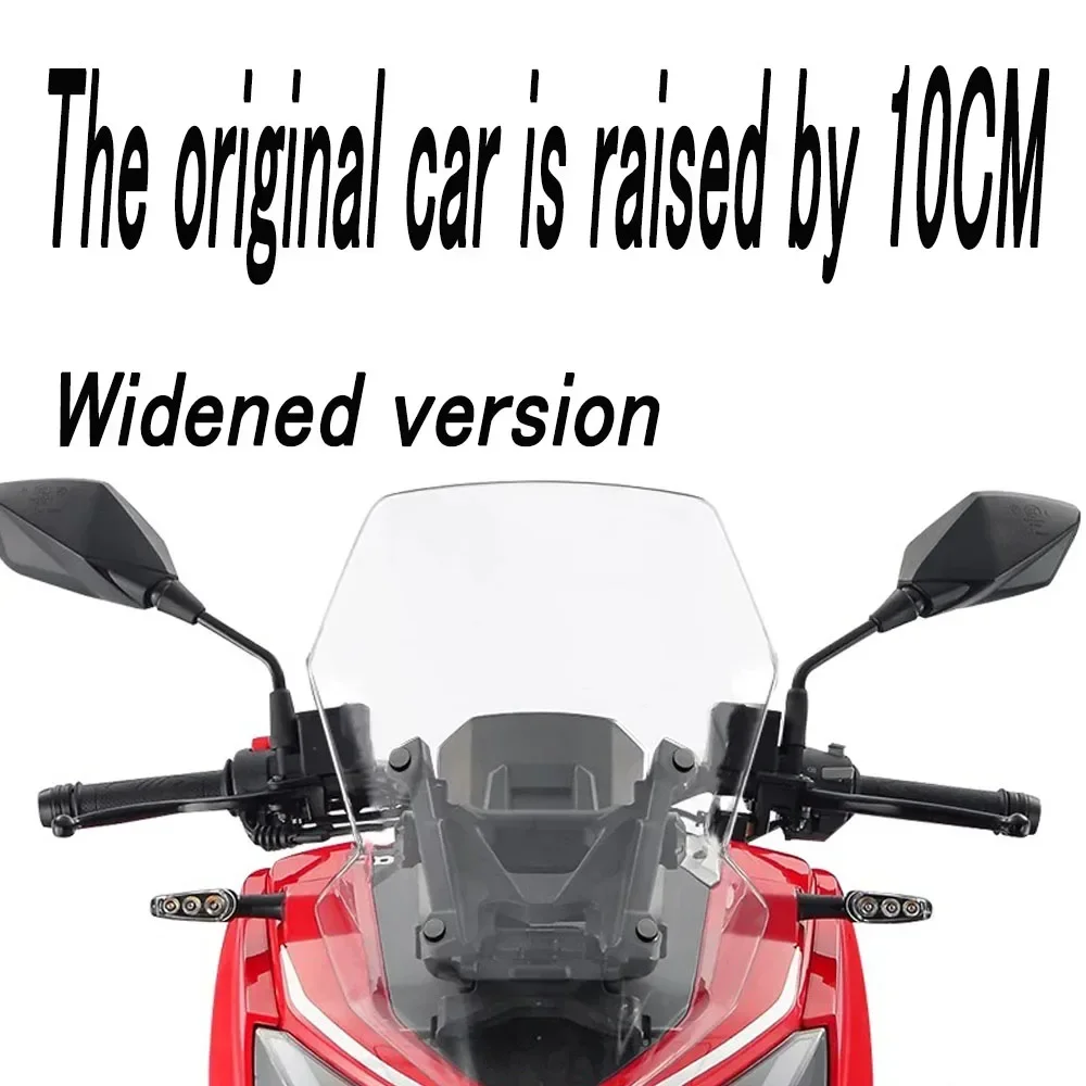 Motorcycle Windshield For QJ Moto MTX125 125MTX MTX 125 Heightened and Widened New Front Fit QJMoto