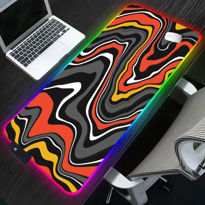 

Игровой коврик RGB Strata Liquid для ПК, игровые компьютеры, большой коврик для мыши Xxl, компьютерный коврик, настольные аксессуары, игровые коврики ...