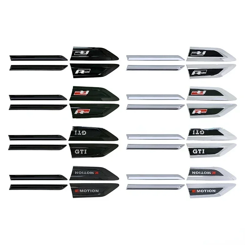 Автомобильные наклейки с боковым крылом эмблема значок украшение наклейка для