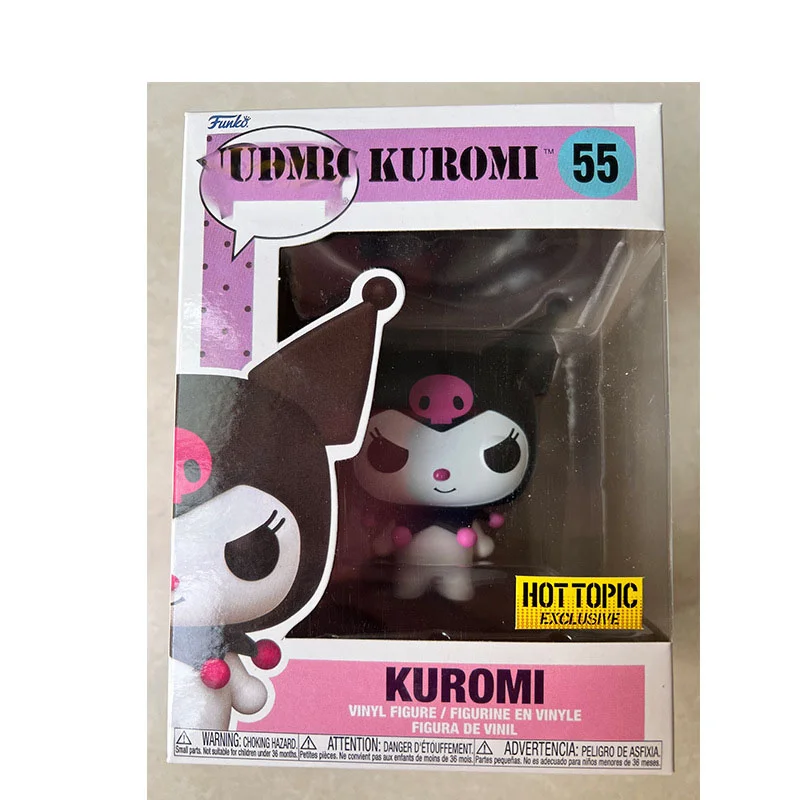 

Sanrio Kuromi Action Figure Anime Periphery Kulomi Doll Toys Cartoon Cute Girls Ornaments Kawaii PVC Model Decoration New 2023
