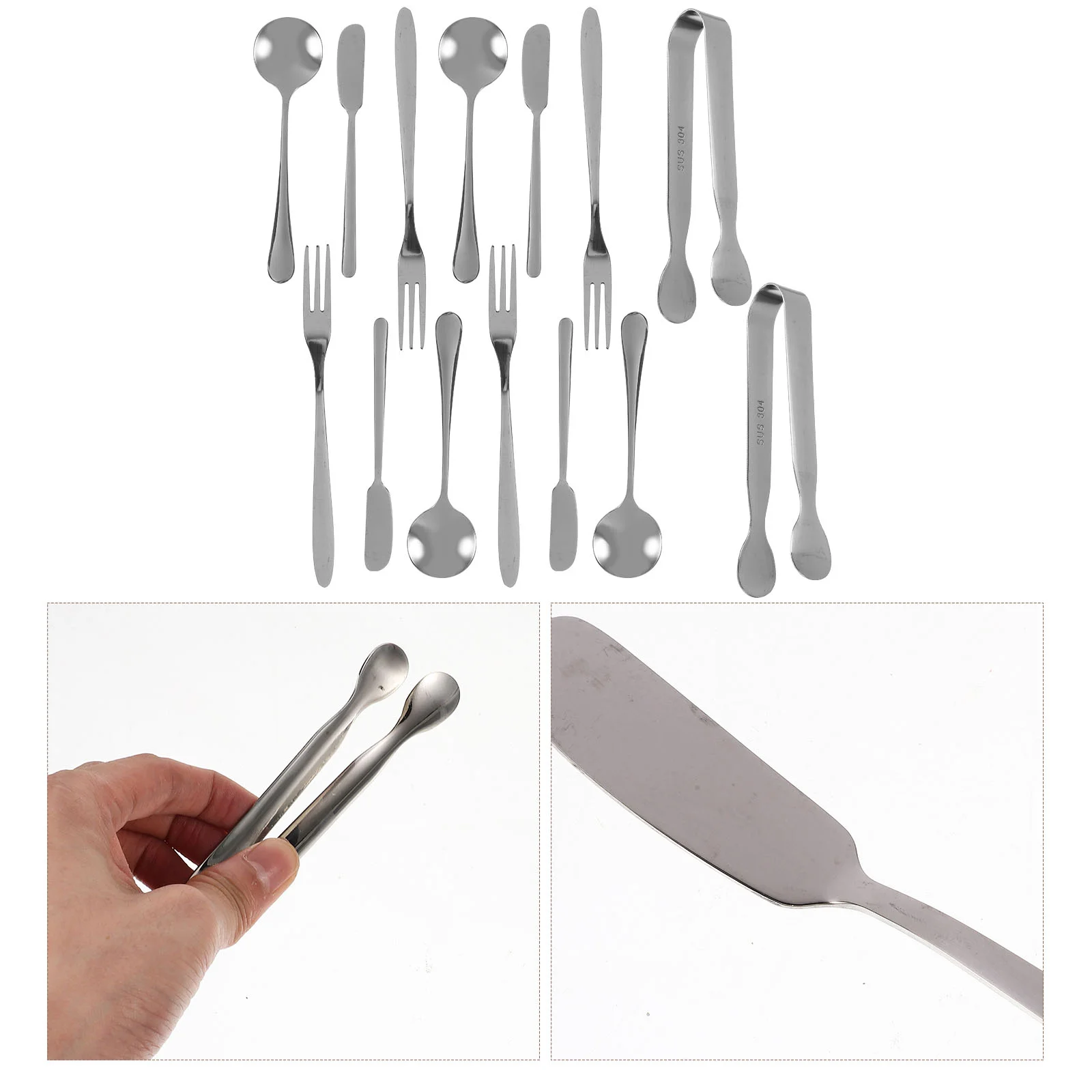 

Household Tool Set Butter Flatware Sets Appetizers Tongs Amazonessentials Cheese Server Spoon Cheese Tool Set