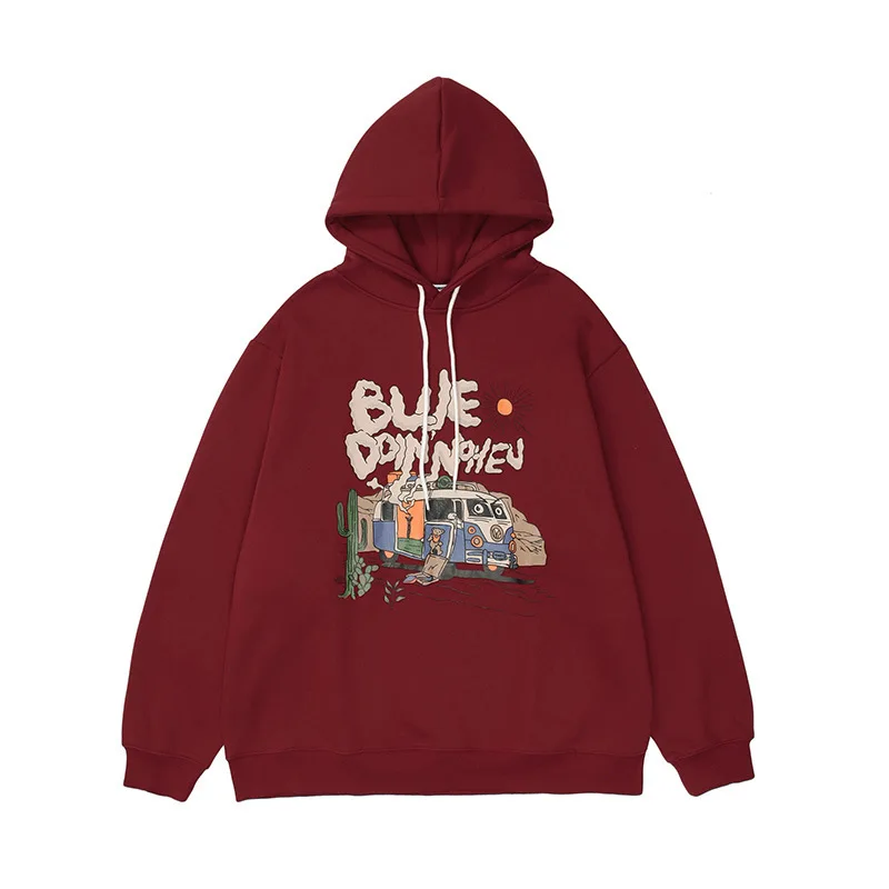 Толстовка Мужская/женская с капюшоном уличная одежда в стиле хип-хоп хлопковый