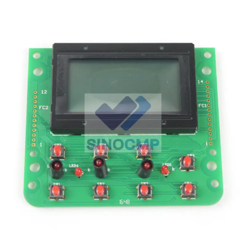 

LCD Screen YY59S00003F2 For Kobelco SK135SR SK250-6E SK-6 SK-6E SK200-6E SK200-6 SK135 SK135SR Excavator Monitor LCD Screen