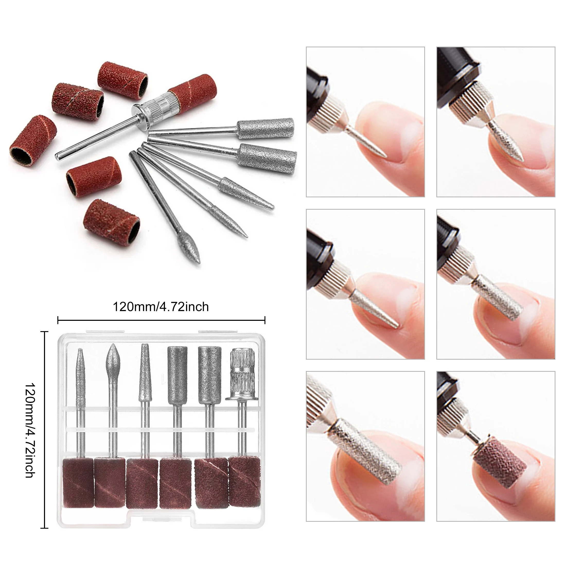 6 шт. аксессуары для инструментов полировальная головка круговая абразивная