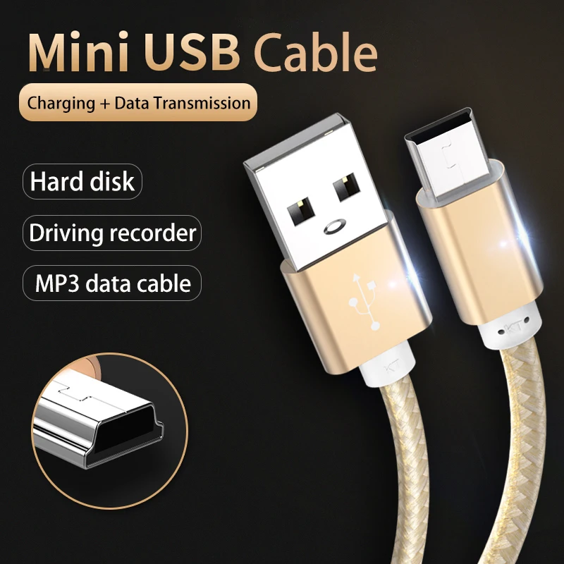 Мини-USB-кабель для быстрой зарядки и передачи данных