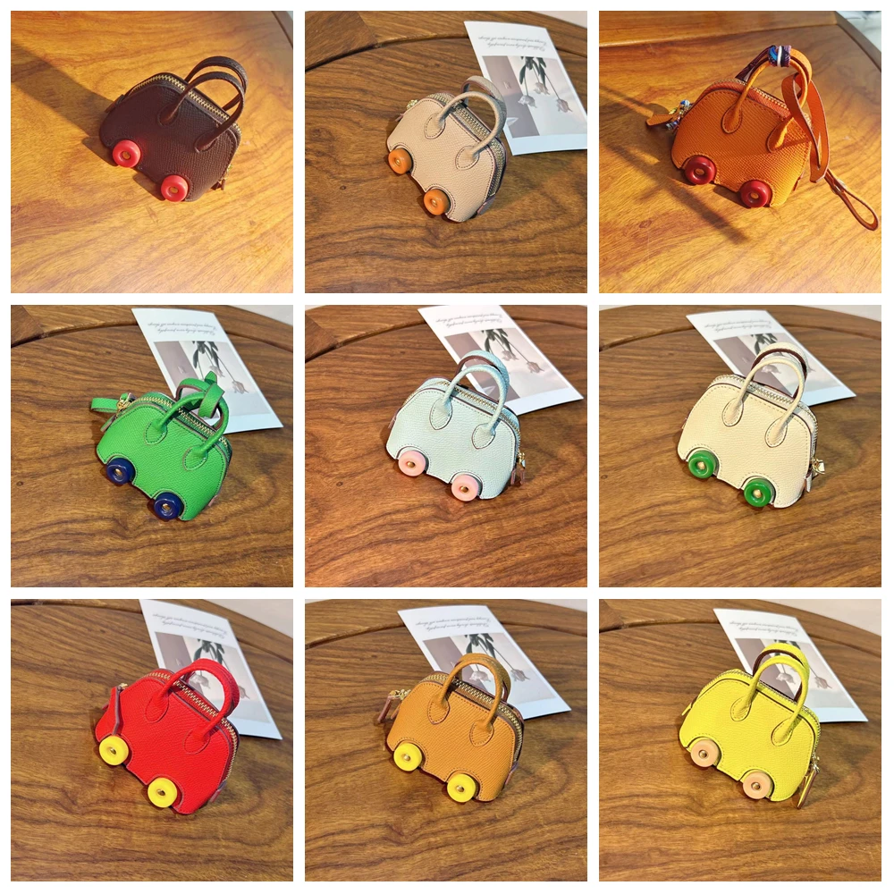 Мини-сумка ручной работы брелок крошечная сумка из искусственной кожи украшение