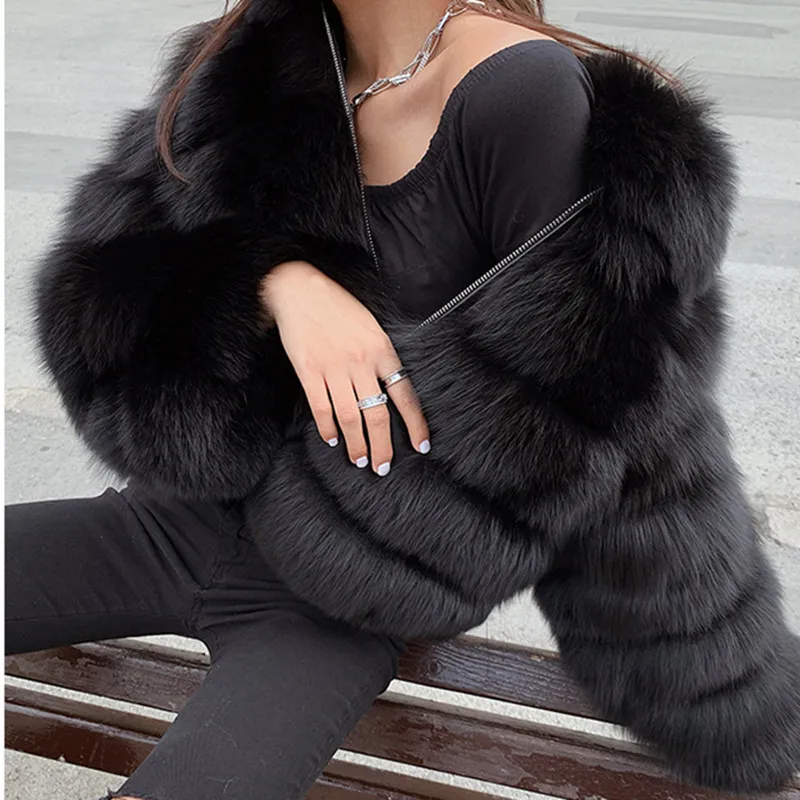 Autumn Warm Thick Faux Fur Coats Winter 2022 Women Fashion Mink Short Fur Coat Oversize Overcoat Hooded Loose Zipper Jackets