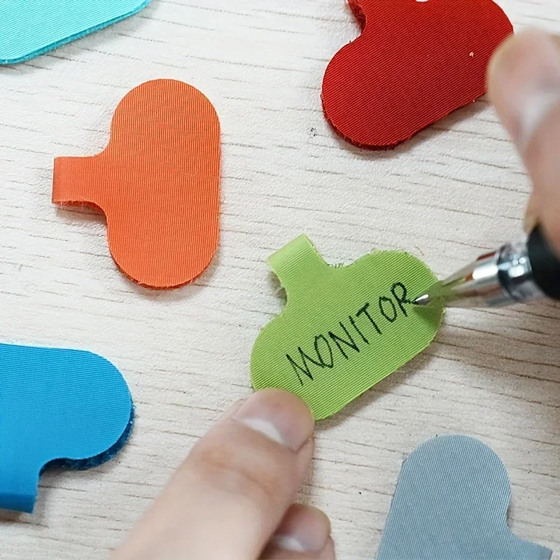 10 кабельных этикеток кабельные стяжки многоразового использования с