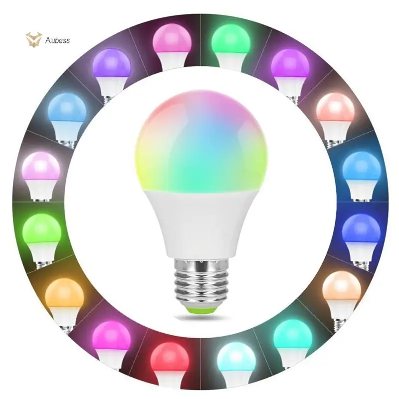 

Красочная умная лампа с Wi-Fi, умная Светодиодная лампа с голосовым управлением