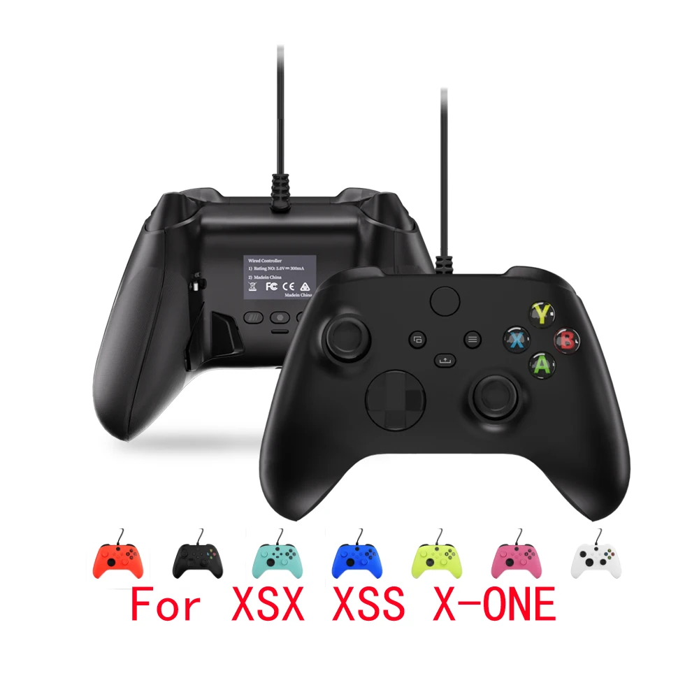 

Wired Joystick game controller for Xbox series X S for XSS XSX X-ONE For Xbox one pc win10 play gamepad