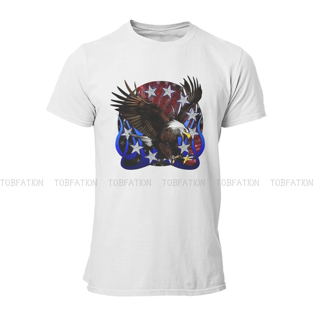Новейшие футболки с пентаграммой американский флаг символ страны Мужская