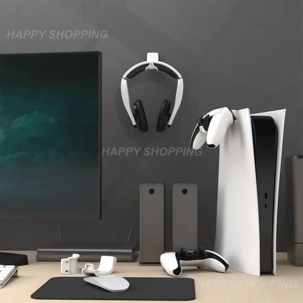 

Gaming Headset Hanger Holder Pc Gamer Accessories Abs Headphone Stand Gaming Headset Hook Headphone Stand Headset Support