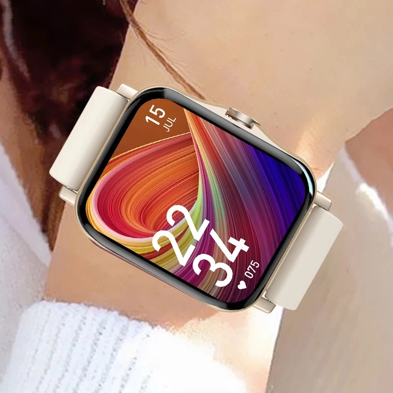 

For Xiaomi Samsung Android Phone Reloj Inteligente Mujer Custom Dial Smart watch Women Bluetooth Call 2021 Smart Watch Men +Box