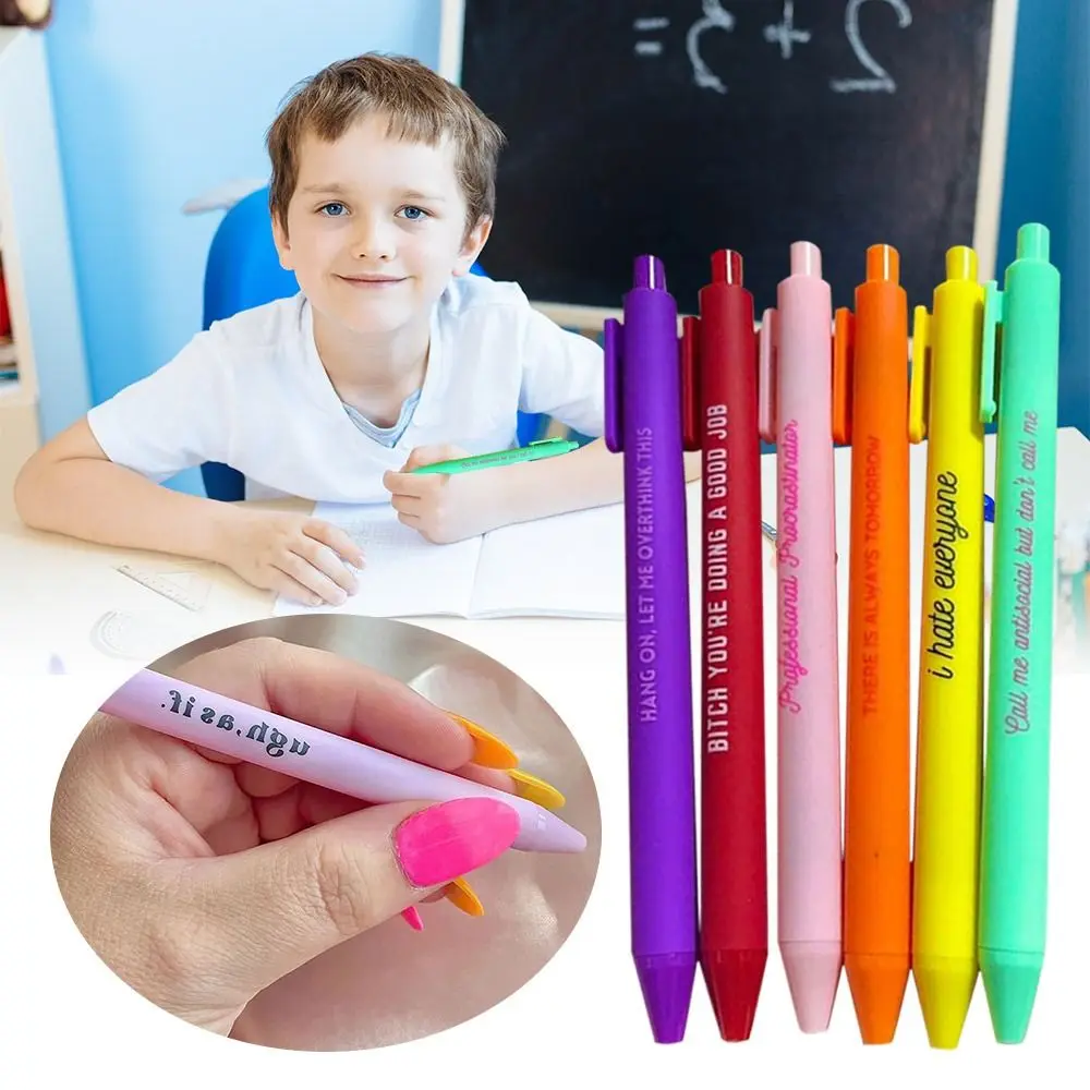 

Ручки для домашнего задания с рисунком, гелевые ручки, шариковые ручки для подписи, Офисная шариковая ручка, красочные мощные ручки для девочек