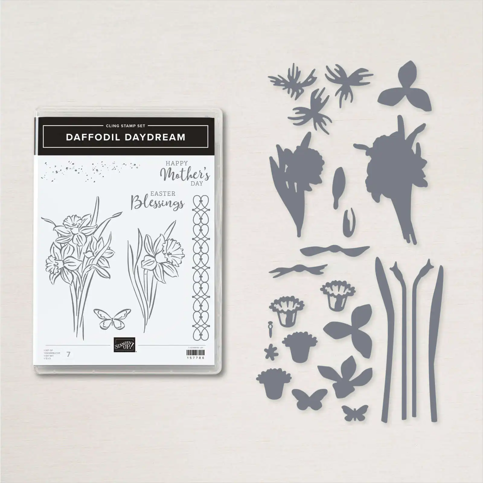 

Daffodil Daydream 2022 New Metal Cutting Dies Clear Stamp Scrapbook Embossed Make Paper Card Album Diy Craft Template Decoration