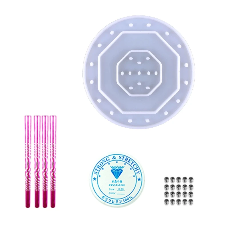 

Diy Фламинго ветер Chime Кристалл эпоксидная форма Фламинго настенный подвесной занавес ветер Chime зеркало силиконовая форма D0LC