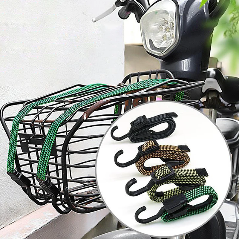 

New Roof Rack Strap Fixed Band Hook Elastics Rubber Luggage Rope Cord Hooks Bikes Rope Tie Bicycle Luggage Car Accessories