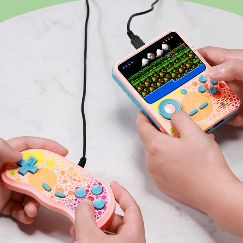 Консоль игровая G6 в стиле ретро 3 5 дюйма 666 игр