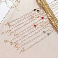 lovely glasses chain for women crystal butterfly sunglasses lanyard reading glasses strap holder mask chain eyewear jewelry gift
