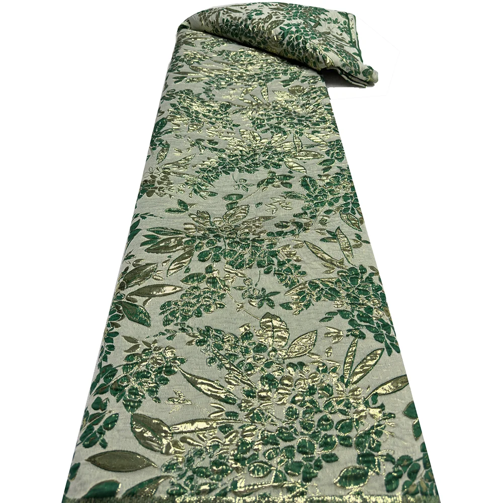 Высококачественная Африканская Нигерийская Жаккардовая Кружевная Ткань