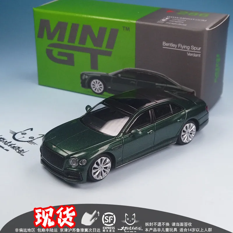 

Коллекционная модель автомобиля из металлического сплава MINIGT 1/64 Bentley, летающая пряжа, подарок