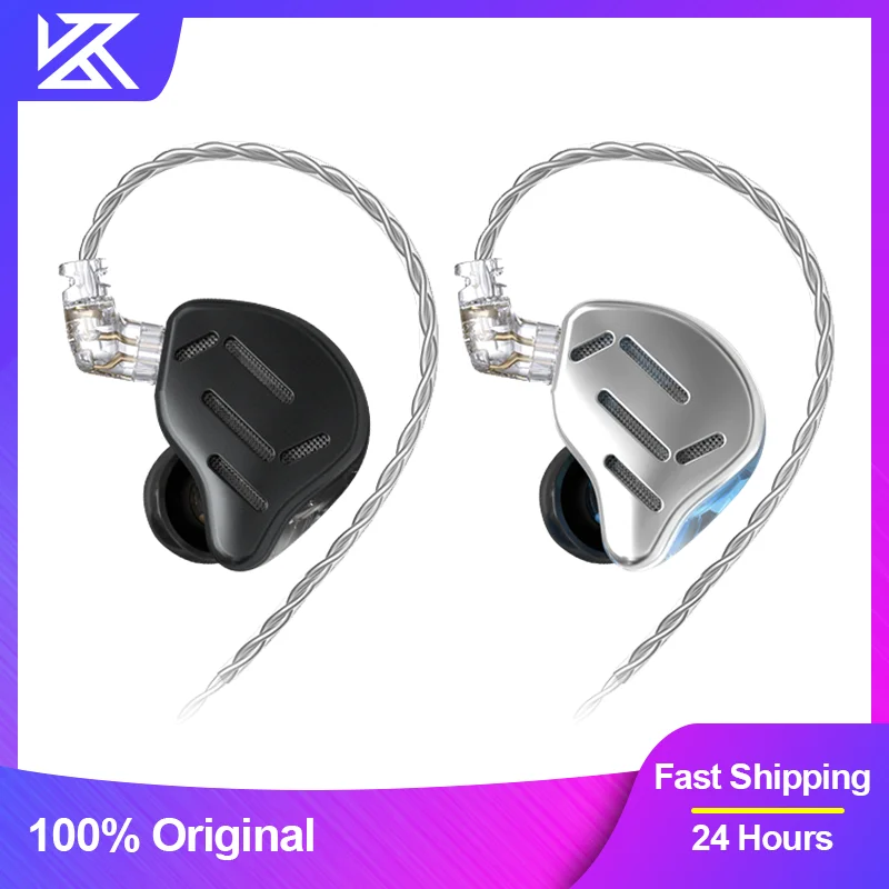 Kup KZ ZAX 7BA + 1DD Słuchawki Przewodowe Technologia Hybrydowa 16 Jednostek HiFi W Uchu Monitor Zatyczki Do Uszu Słuchawki Z Redukcją Szumów Muzyczny Zestaw Słuchawkowy