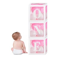 boxes for baby shower first birthday party decorations balloon boxes 3pcs backdrop decoration boxes for baby 1st birthday baby