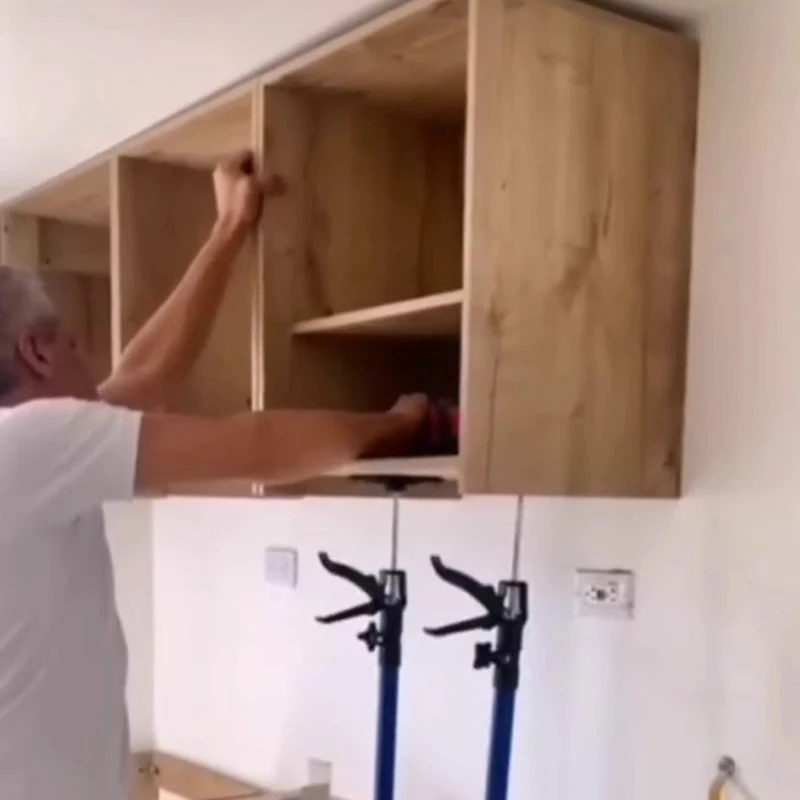 Телескопический опорный стержень деревянный подъемник для подвесного шкафа