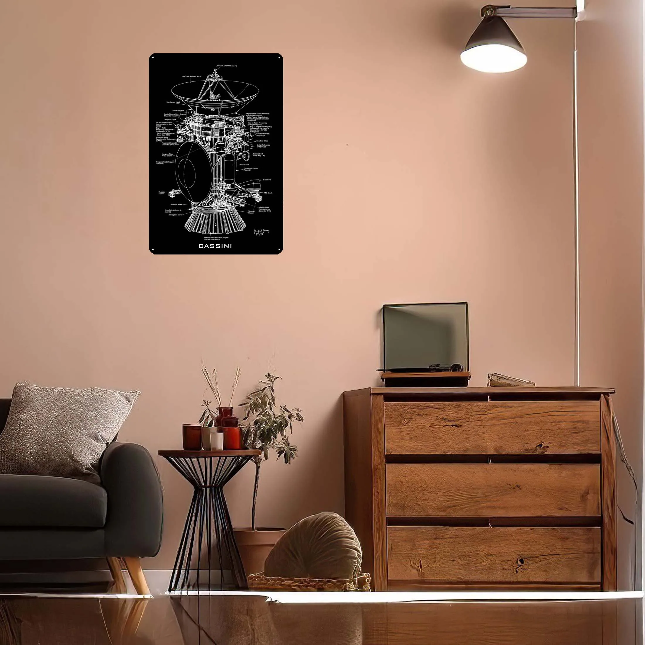 Металлический значок для стен декоративные металлические пластины