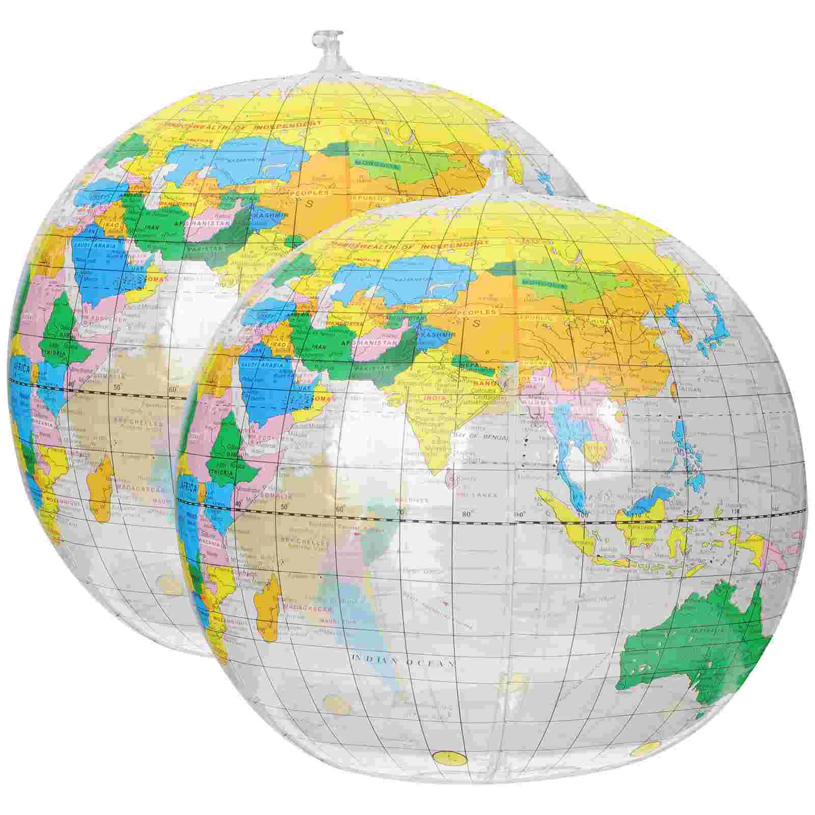 

Beach Inflatablepoolwater Globekids Reusable Earth Lovely Swimming Children Bulk Swim Pvc World Summer Educational Outdoor