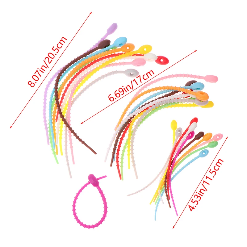 Силиконовые многоразовые зажимы для наушников