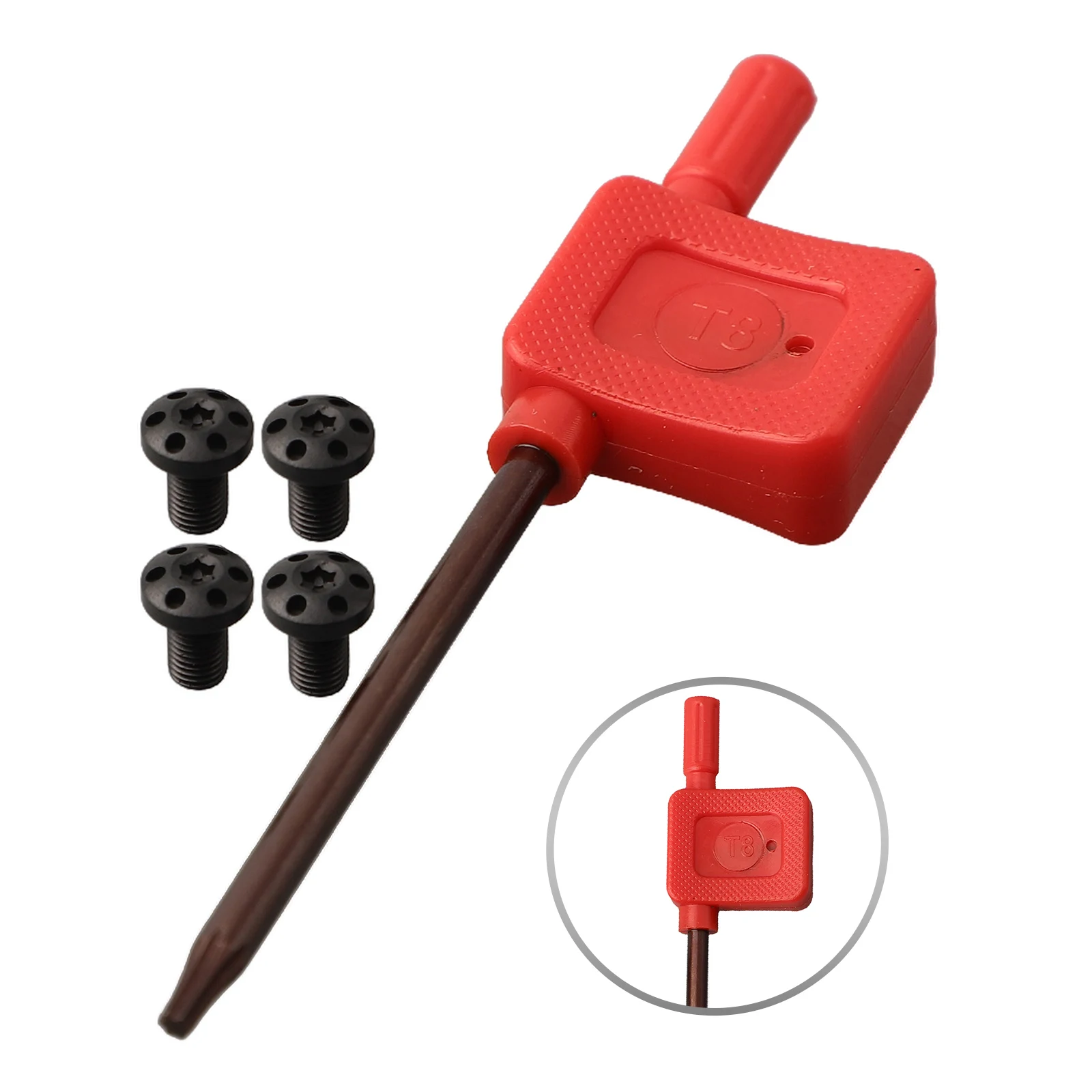 4 шт. нержавеющая сталь 416 1911 сверхмощные ручки винты с ключом T8 Torx ручные