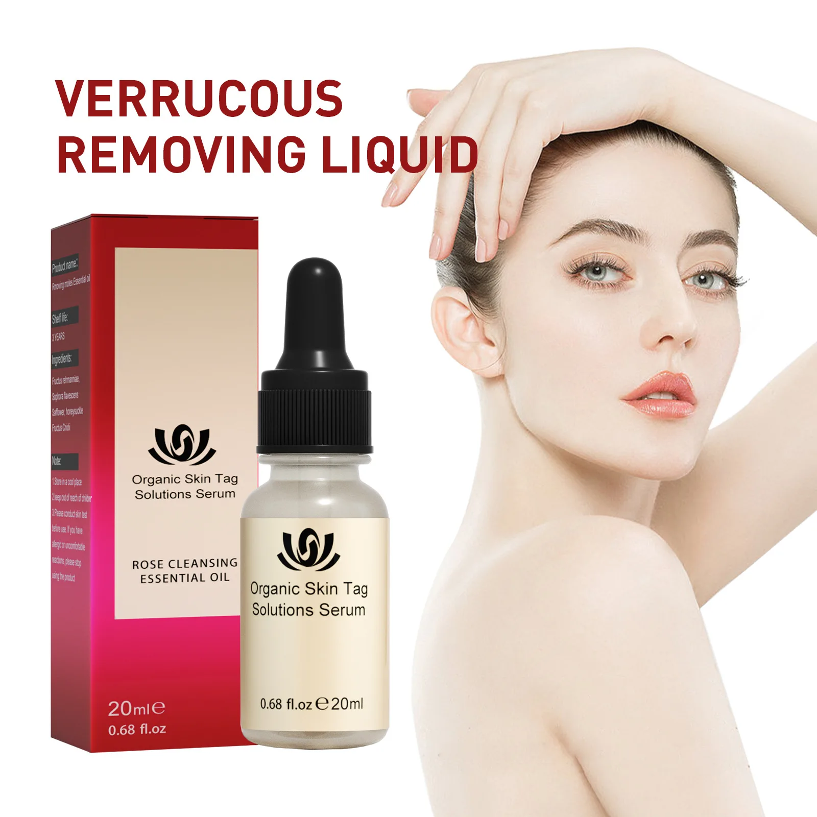 

Wart Removal Traceless Black Nevus Essential Oil for Desalinating Skin, Removing Verruca and Removing Black Nevus Essential Oil