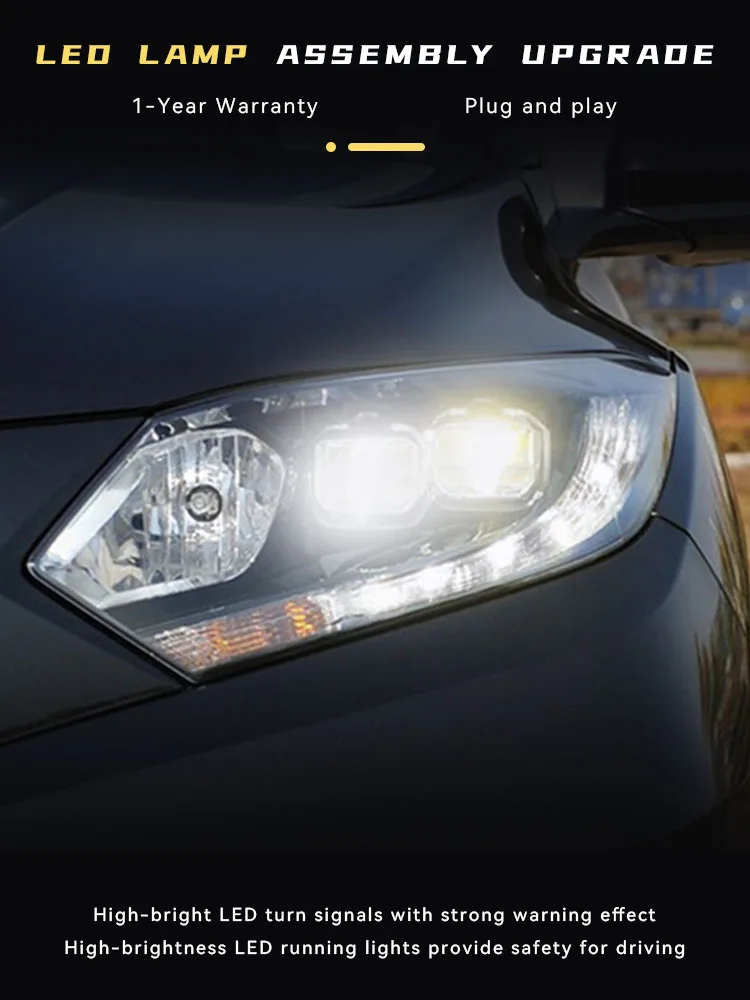 Автомобильная осветительная лампа для Honda светильник Vezel 2015 2016 2017 2018 светодиодная