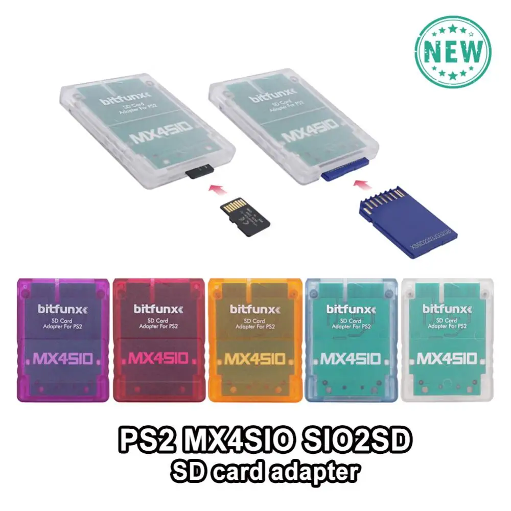Адаптер для SD-карты MX4SIO SIO2SD программа игровых консолей PS2 видеоконсоли
