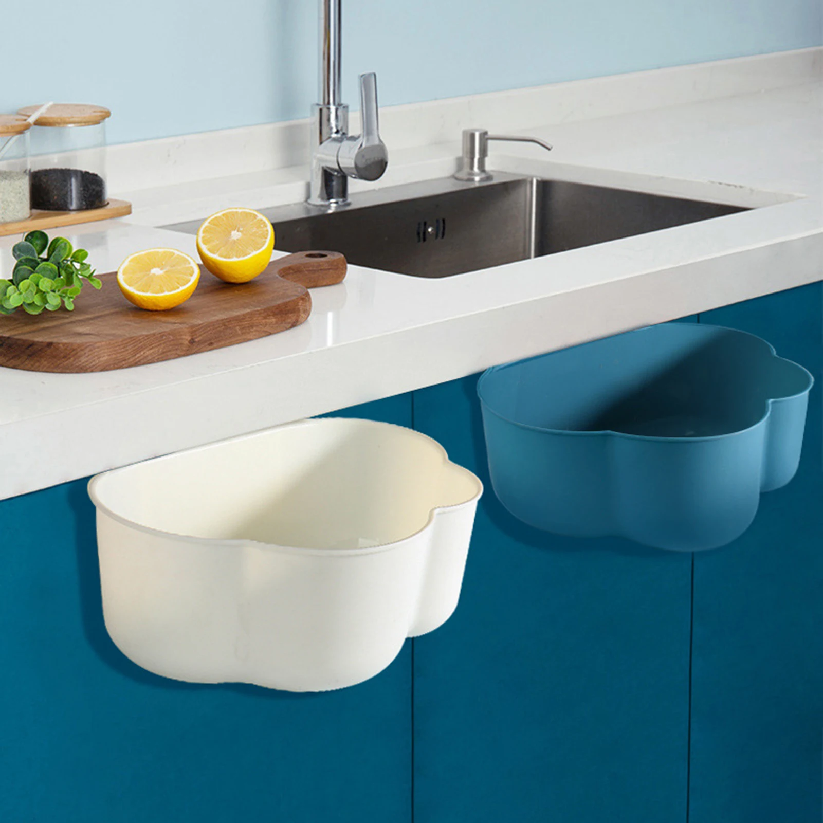 

Мусорный бак, кухонный шкаф, дверь, подвесные мусорные банки для хранения для дома, изготовлены из высококачественного пластика и эластично...