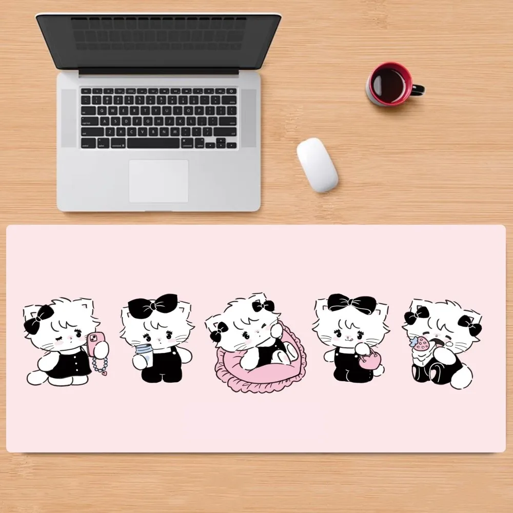 Симпатичный коврик для мыши Mikko нескользящий утолщенный большой письма офиса