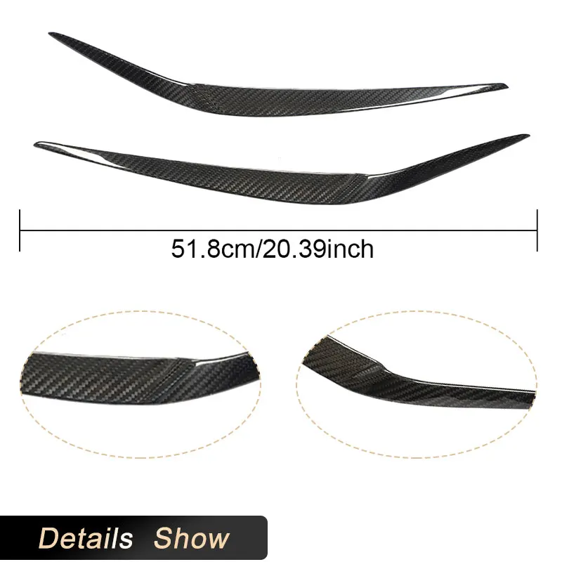 Передний бампер автомобиля накладки на фары брови для BMW X3 G01 2018 2019 гоночные