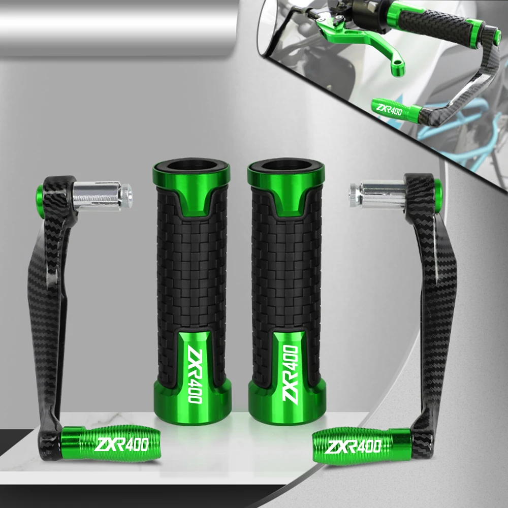 

For Kawasaki ZXR 400 ZXR400 2001-2020 2019 2018 2017 Motorcycle Universal Handlebar Grips Brake Clutch Levers Guard Protector