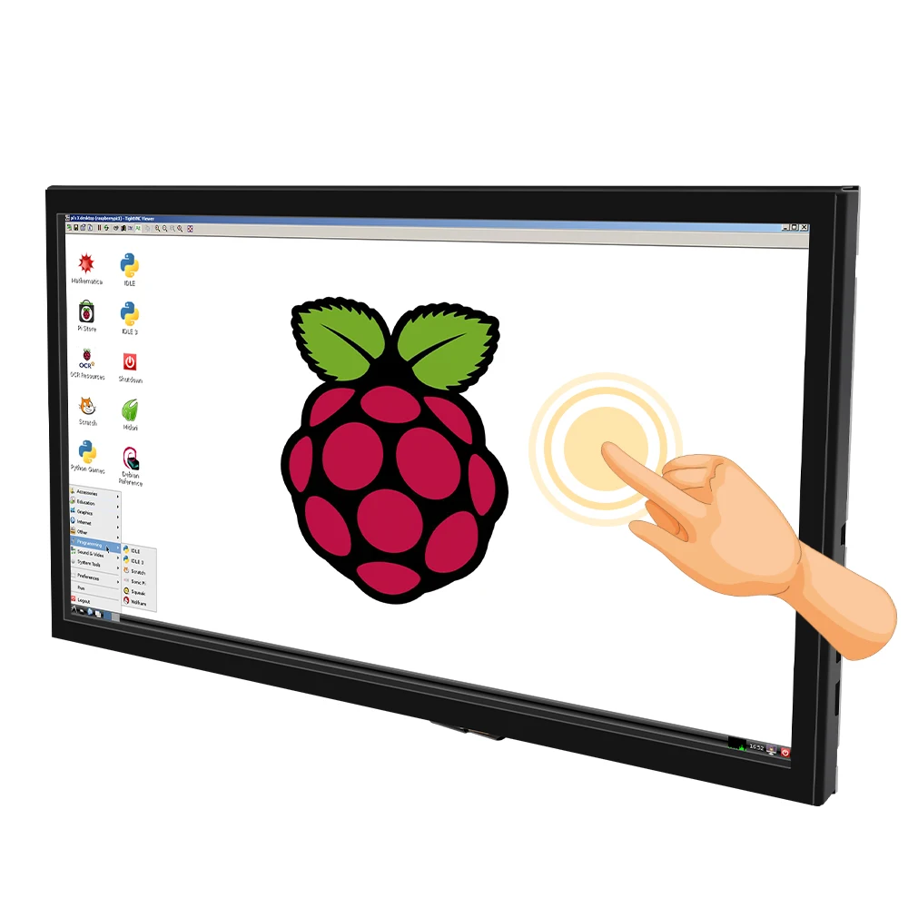10 1 дюймовый 10-дюймовый ЖК-модуль 1024*600 IPS дисплей raspberry pi экран с сенсорным экраном