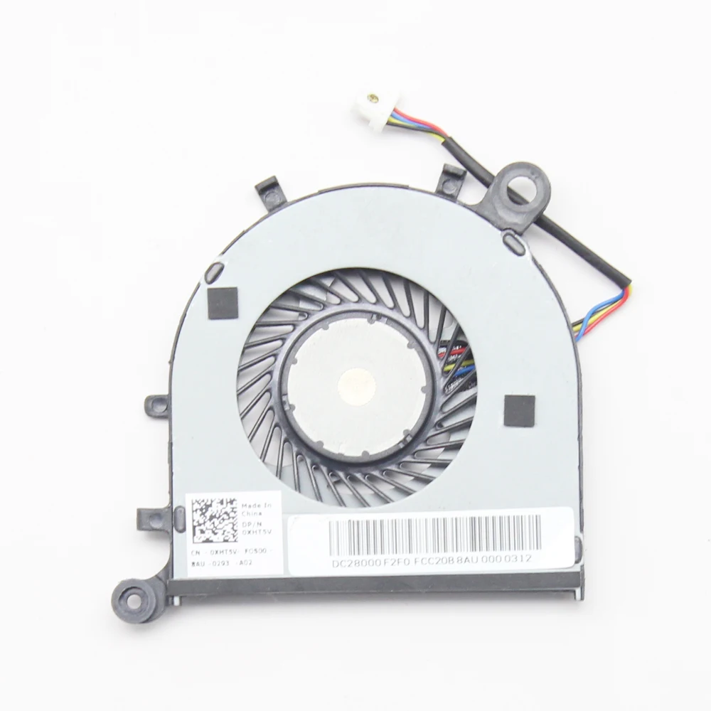 

New CN-0XHT5V CPU Fan for XPS 13 9343 9350 Seires Fan DC28000F2F0 FFH0 DC5V 0.5A 0XHT5V XHT5V Laptop Cooler Fan Cooling Fan