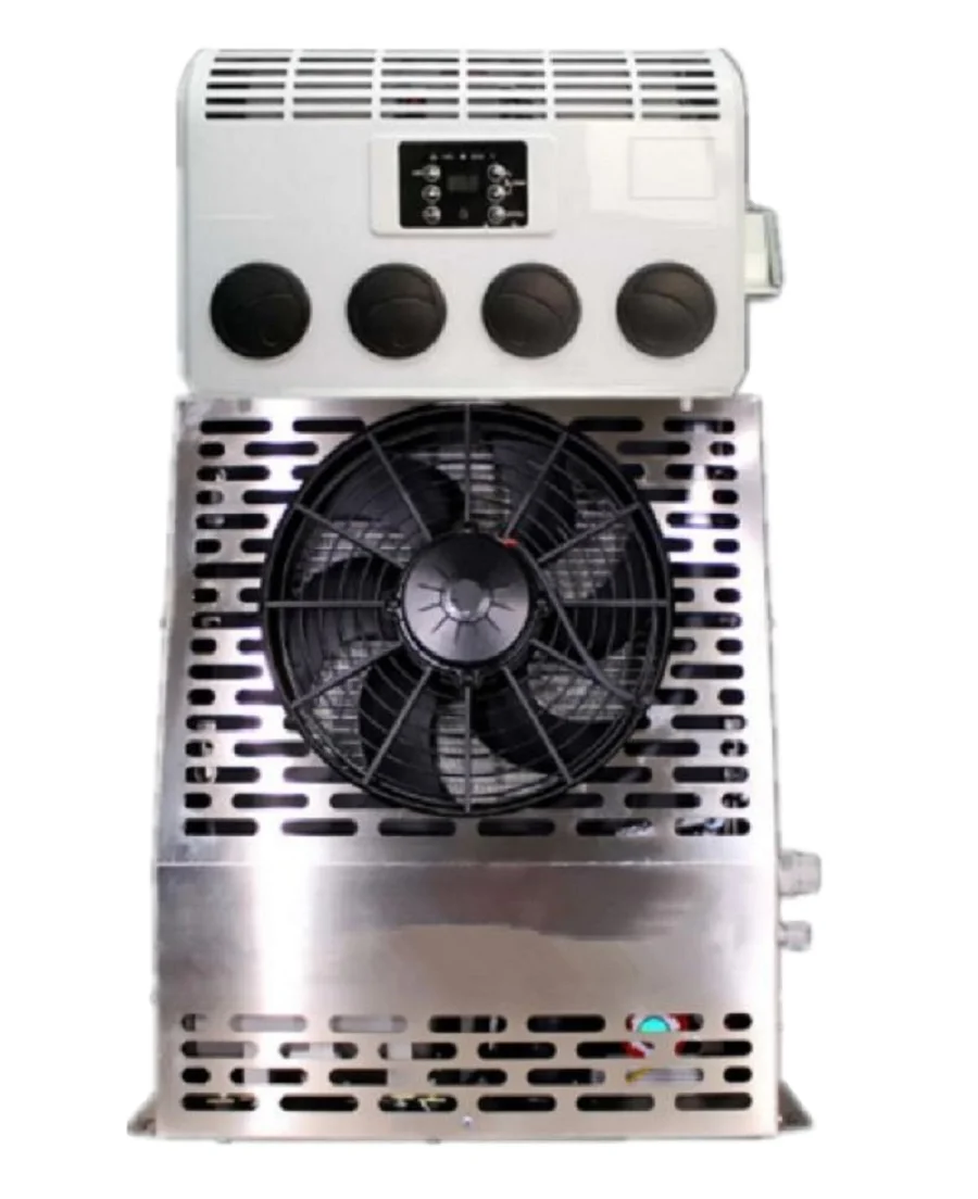 

12V 24V DC Air Conditioner Electric Compressor Loader Excavator Portable Cars Rv Air Conditioner