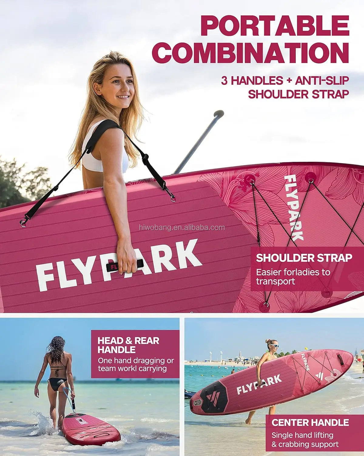 11-футовая розовая надувная доска для серфинга SUP приятная домашних животных