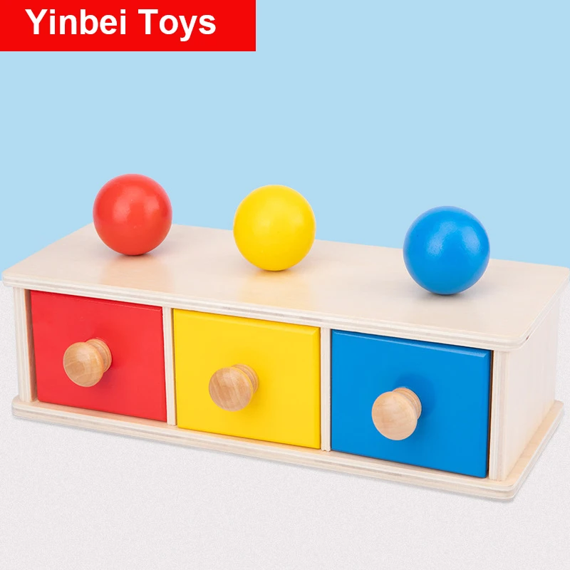 

Montessori Kids Wooden Coin Box Ball Box Learning Educational Preschool Training Baby Early Learning Training Toys Safety