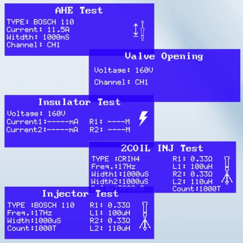 CRI325 Двухканальный CRIN4 AHE Тест изоляции привода форсунки Тестер форсунок Common Rail