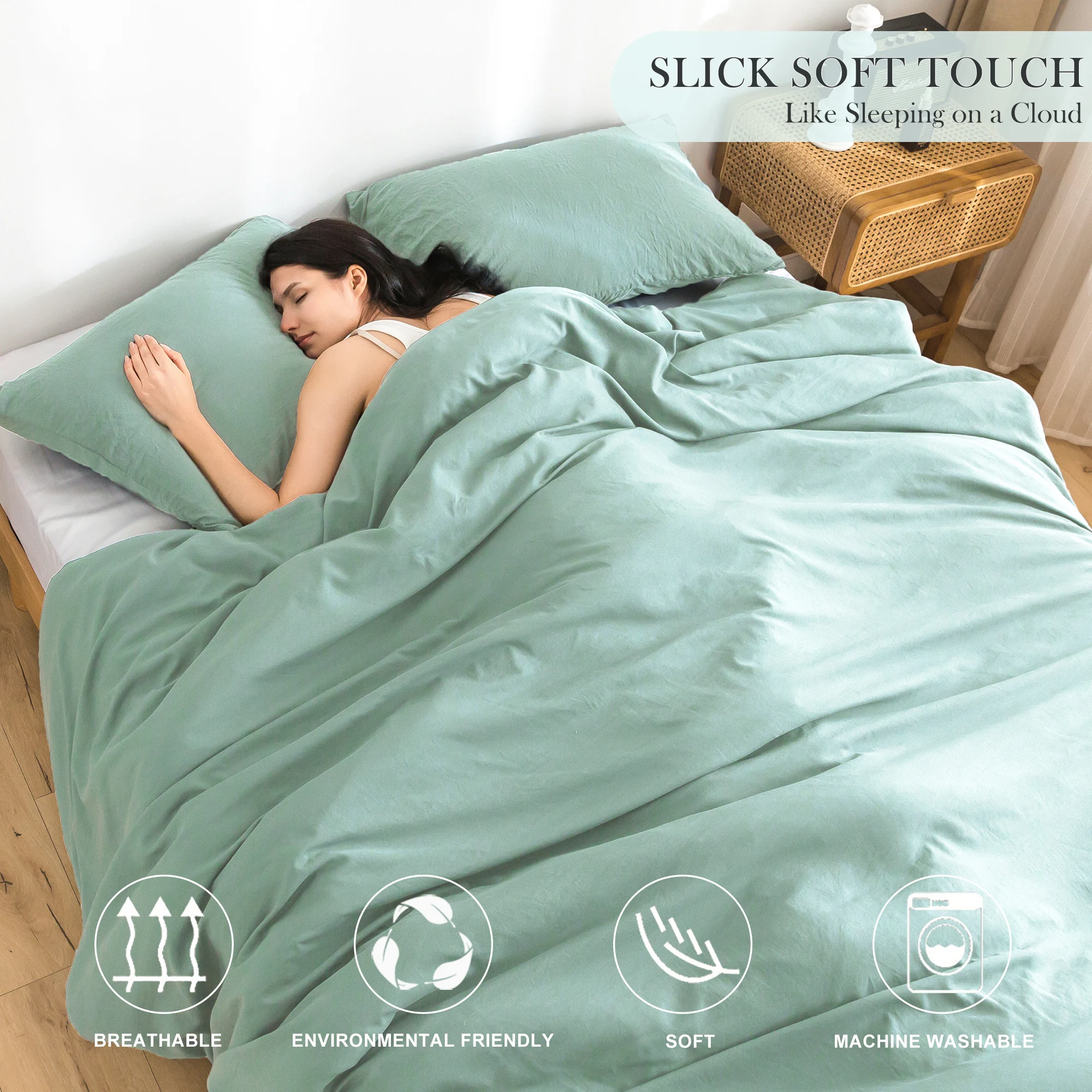 Летнее моющееся хлопковое двойное одеяло с воздушным охлаждением мягкое тонкое