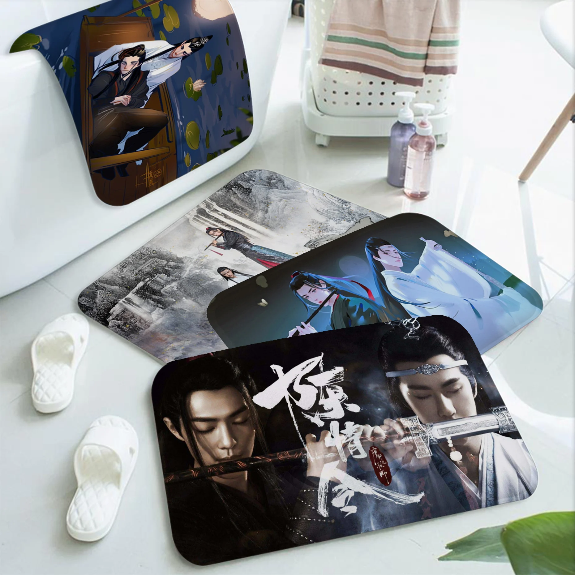 

Drama The Untamed Xiao Zhan Wang Yi Bo Room Mats Cheaper Anti-slip Modern Living Room Balcony Printed Modern Home Decor