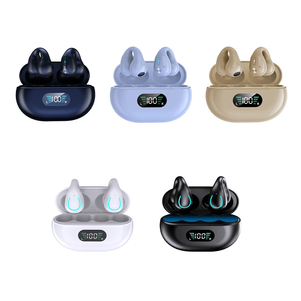 

Wireless Earphones Headphones Headset Sport Earbuds Earcuffs Khaki